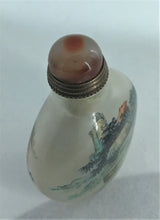 Load image into Gallery viewer, Vintage Inside Painted Snuff Bottle with Made in China label