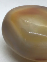 Load image into Gallery viewer, Vintage Banded Agate Snuff Bottle with "Egg Yolk" Shape
