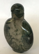 Load image into Gallery viewer, Snuff Bottle: Small Moss Agate Snuff Bottle
