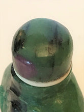 Load image into Gallery viewer, Snuff Bottle: Vintage Ruby in Zoisite Bottle of Liu Hai and the Three Legged Toad