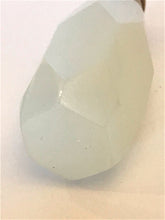 Load image into Gallery viewer, Snuff Bottle: Multi-Facetted White Glass Bottle imitating Nephrite