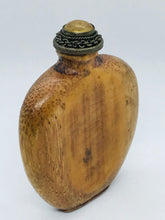 Load image into Gallery viewer, Snuff Bottle: Antique 1920's Bamboo Snuff Bottle