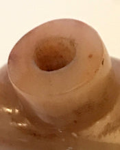 Load image into Gallery viewer, Snuff Bottle: Vintage Apricot Agate Snuff Bottle with Carving of Plum Blossoms and Bamboo