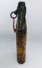 Load image into Gallery viewer, Bamboo Carving: Antique Chinese Bamboo Container with Carving of Horses