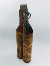 Load image into Gallery viewer, Bamboo Carving: Antique Chinese Bamboo Container with Carving of Horses