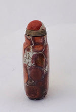 Load image into Gallery viewer, Snuff Bottle: Vintage Brecciated Jasper Snuff Bottle