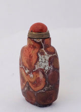 Load image into Gallery viewer, Snuff Bottle: Vintage Brecciated Jasper Snuff Bottle