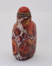 Load image into Gallery viewer, Snuff Bottle: Vintage Brecciated Jasper Snuff Bottle