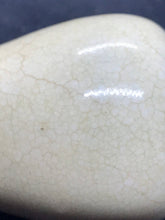 Load image into Gallery viewer, Snuff Bottle: Antique White Crackled Glaze Porcelain Snuff Bottle