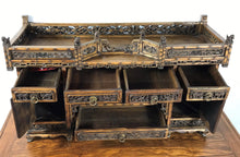 Load image into Gallery viewer, Antique Wooden Shrine with Elaborate Carvings