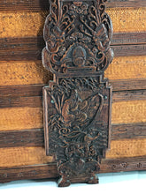 Load image into Gallery viewer, Basket: Beautiful Antique Woven Bamboo Stacked Box with Handle