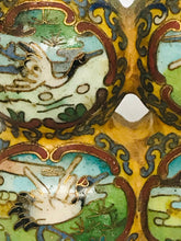 Load image into Gallery viewer, Snuff Bottle: Antique Twin Double Gourd Cloisonne Snuff Bottle