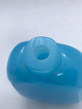 Load image into Gallery viewer, Snuff Bottle: Sky Blue Beijing Glass Snuff Bottle
