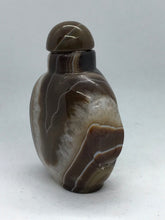 Load image into Gallery viewer, Snuff Bottle: Banded Agate Snuff Bottle from Boswana