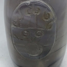 Load image into Gallery viewer, Vintage large Gray Banded Agate Snuff Bottle