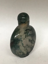 Load image into Gallery viewer, Snuff Bottle: Small Moss Agate Snuff Bottle
