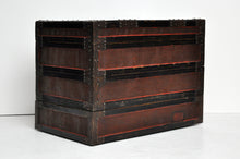 Load image into Gallery viewer, Antique Chinese Woven Bamboo Stacked Boxes