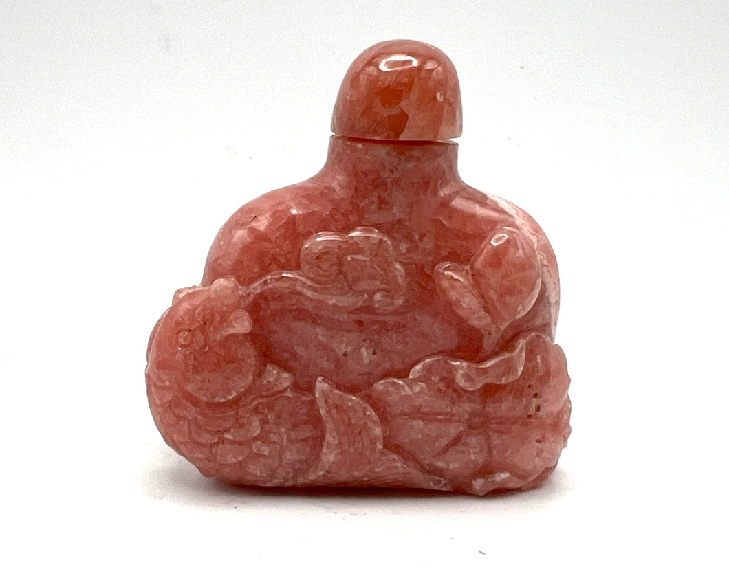 Rhodochrosite Snuff Bottle