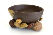 Load image into Gallery viewer, Yixing Chestnut Bowl with Precious Fruits
