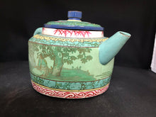 Load image into Gallery viewer, Antique Yixing Teapot with Famille Rose Enamel Decorations
