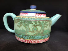 Load image into Gallery viewer, Antique Yixing Teapot with Famille Rose Enamel Decorations
