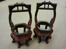 Load image into Gallery viewer, Antique Wood Carriers dated with name of Emperor
