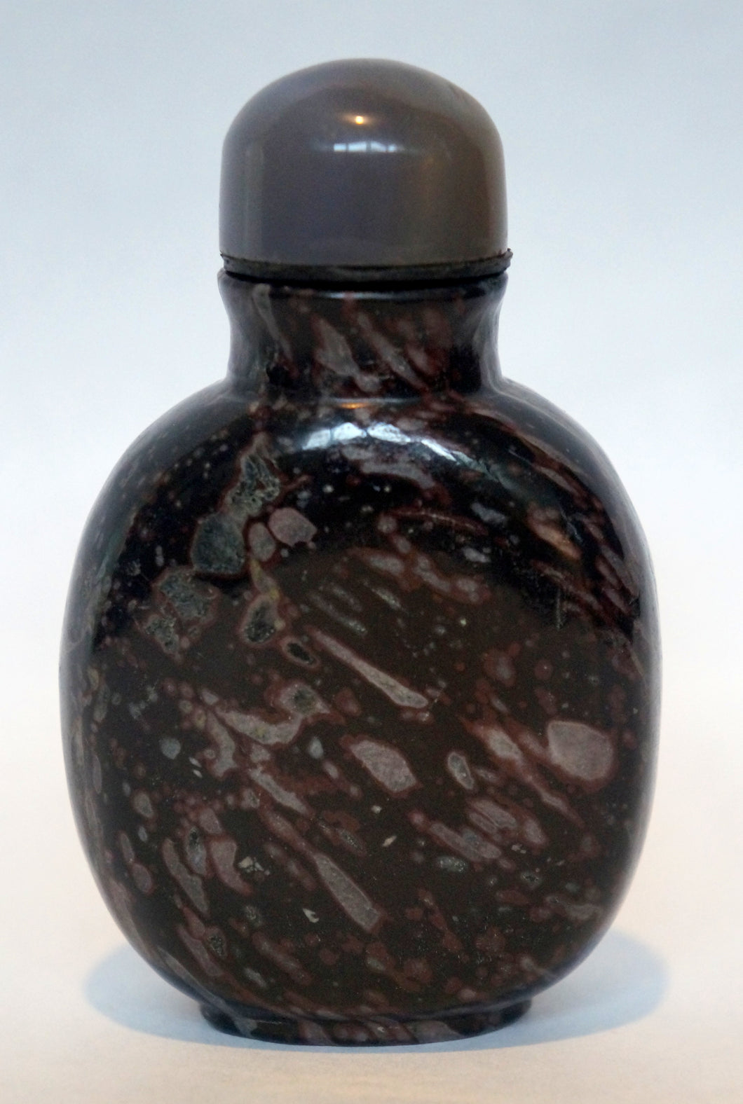 Vintage Black Sea Sediment Jasper Snuff Bottle