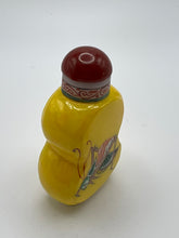 Load image into Gallery viewer, Imperial Yellow Opaline Glass Snuff Bottle with Guyuexuan Mark
