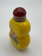 Load image into Gallery viewer, Imperial Yellow Opaline Glass Snuff Bottle with Guyuexuan Mark
