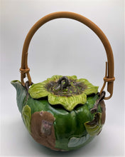Load image into Gallery viewer, Japanese Ceramics: Painted Porcelain Teapot of the Three Wise Monkeys
