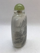 Load image into Gallery viewer, Snuff Bottle: Inside Painted Snuff Bottle with Landscape Painting
