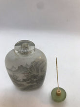 Load image into Gallery viewer, Snuff Bottle: Inside Painted Snuff Bottle with Landscape Painting
