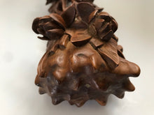 Load image into Gallery viewer, Wood Carving in Floral designs in the style of a Ruyi Sceptor
