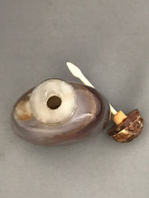 Load image into Gallery viewer, Vintage Banded Agate with Tortoise Shell Cap
