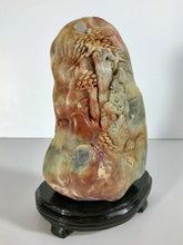Load image into Gallery viewer, VIntage Soapstone Pebble carved as Scholar Rock
