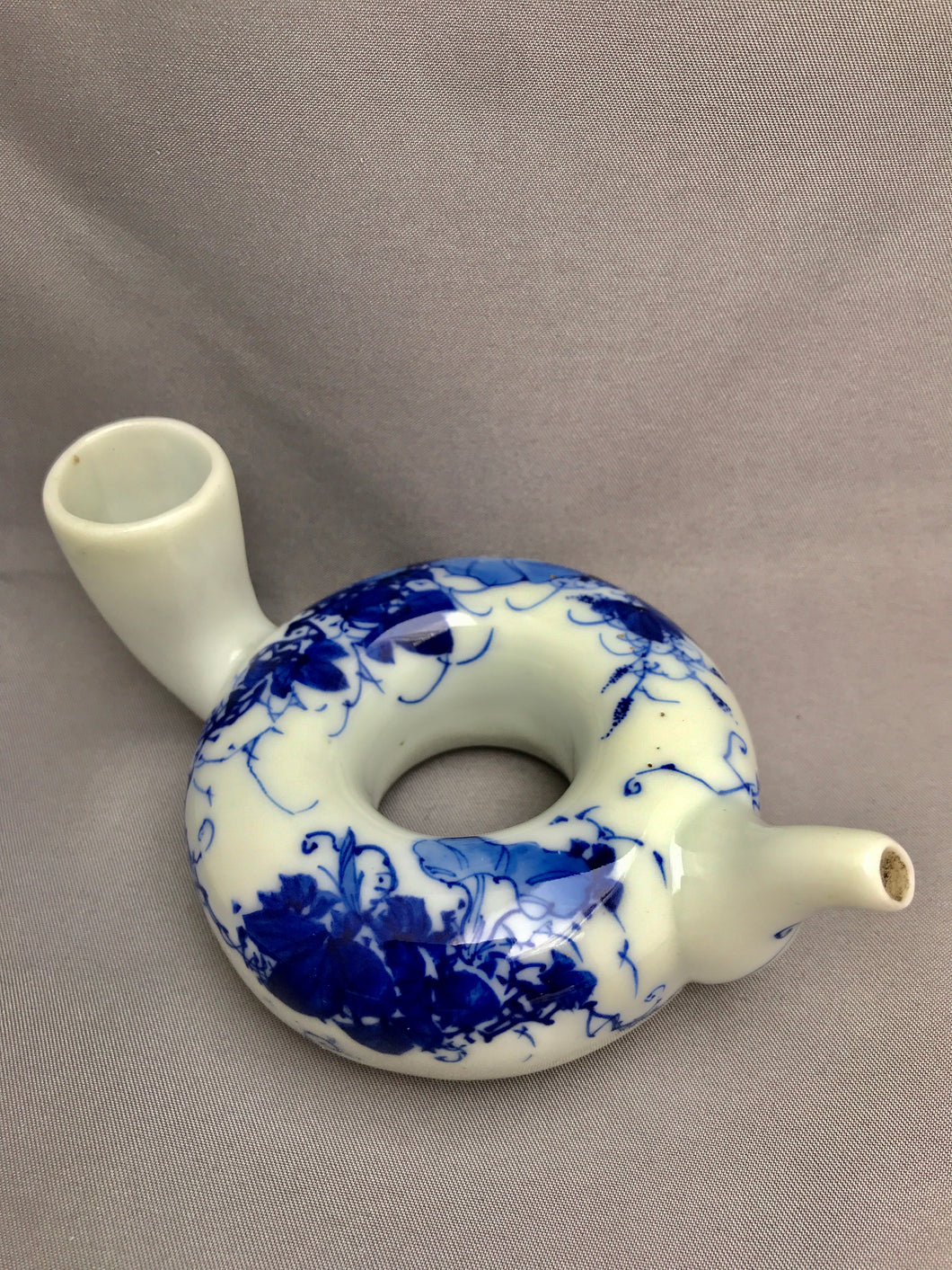 Vintage Blue and White Porcelain Water Dropper