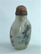 Load image into Gallery viewer, Vintage Inside Painted Snuff Bottle with Made in China label
