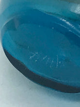 Load image into Gallery viewer, Snuff Bottle: Inside Painted Blue Glass Snuff Bottle with China Mark
