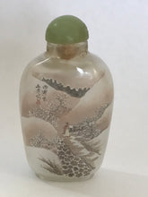 Load image into Gallery viewer, Snuff Bottle: Inside Painted Bottle of a Snow Scene

