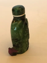 Load image into Gallery viewer, Snuff Bottle: Vintage Ruby in Zoisite Bottle of Liu Hai and the Three Legged Toad
