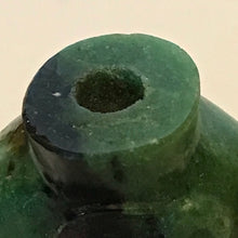Load image into Gallery viewer, Snuff Bottle: Vintage Ruby in Zoisite Bottle of Liu Hai and the Three Legged Toad
