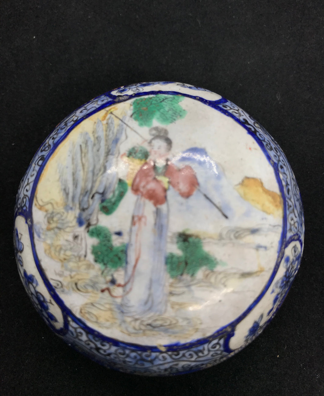 Scholar Object : Vintage Canton Enamel Ink Box