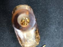 Load image into Gallery viewer, Vintage Late 19 Century Amber Beijing Glass Snuff Bottle With Gold Flecks
