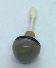 Load image into Gallery viewer, Vintage Grey Shadow Agate Floater Snuff Bottle
