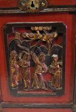 Load image into Gallery viewer, Antique Red Lacquer Box for Scholar Objects
